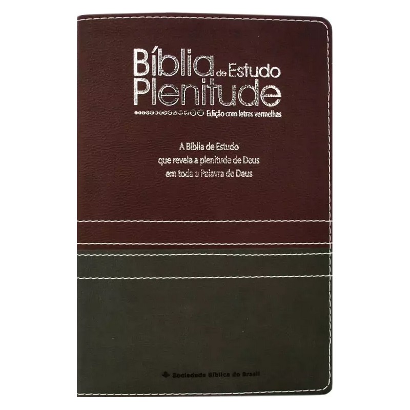 Bíblia de estudo Plenitude | edição com letras vermelhas Bíblia de estudo Plenitude | edição com letras vermelhas